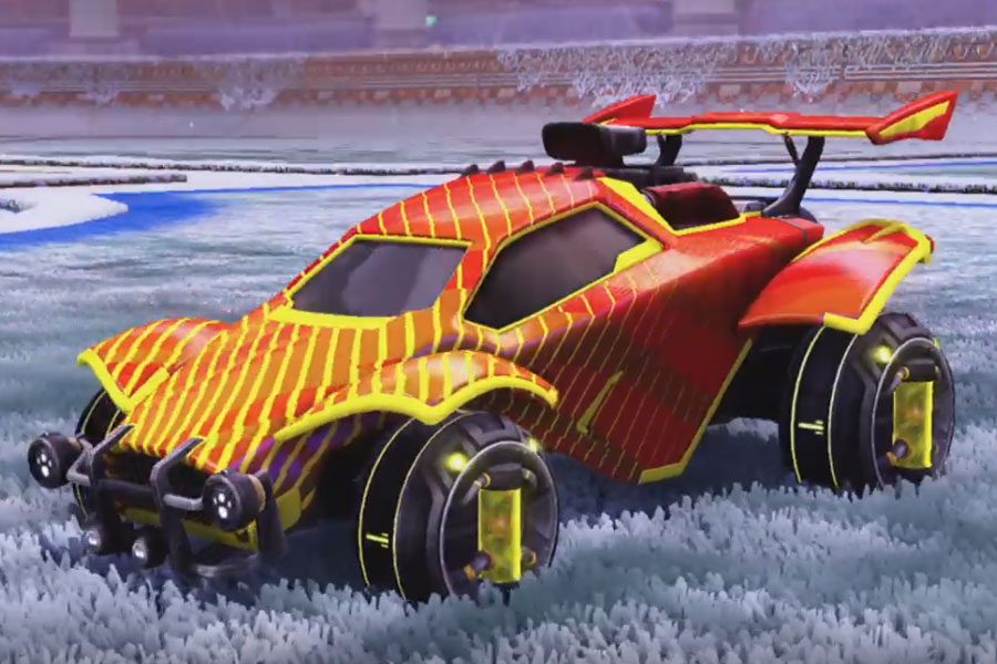 Rocket league Octane Saffron design with Tube Tank,20XX