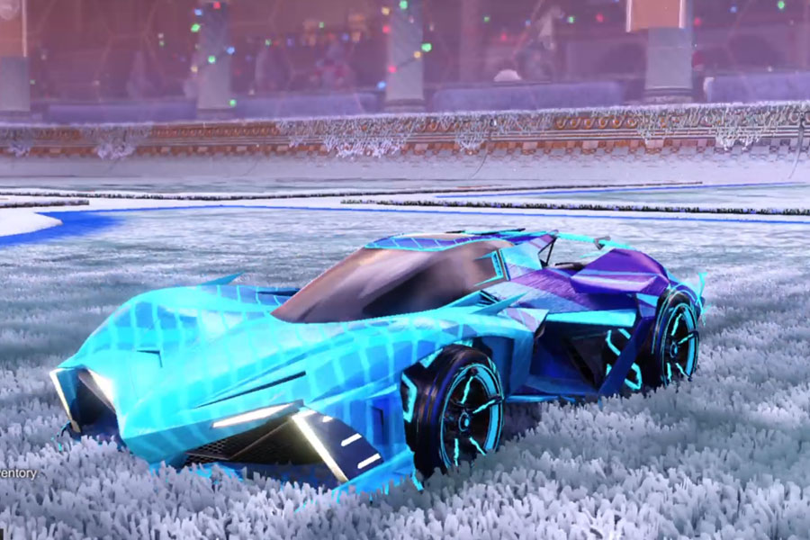 Rocket league Chikara GXT Sky Blue design with FSL-B,20XX