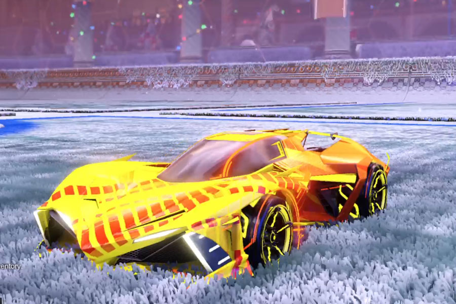 Rocket league Chikara GXT Saffron design with FSL-B,20XX