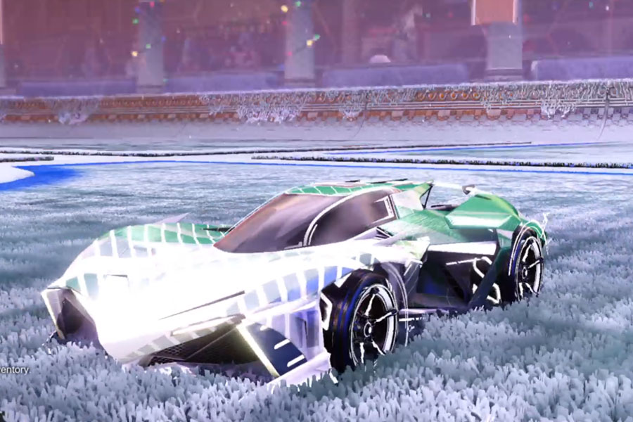 Rocket league Chikara GXT Titanium White design with FSL-B,20XX