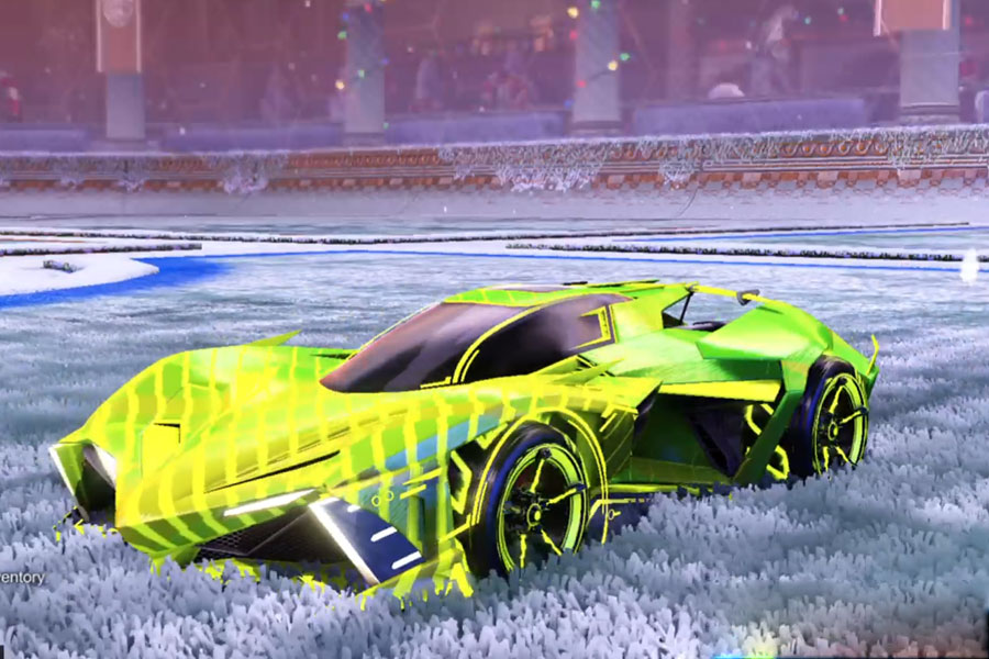 Rocket league Chikara GXT Lime design with FSL-B,20XX