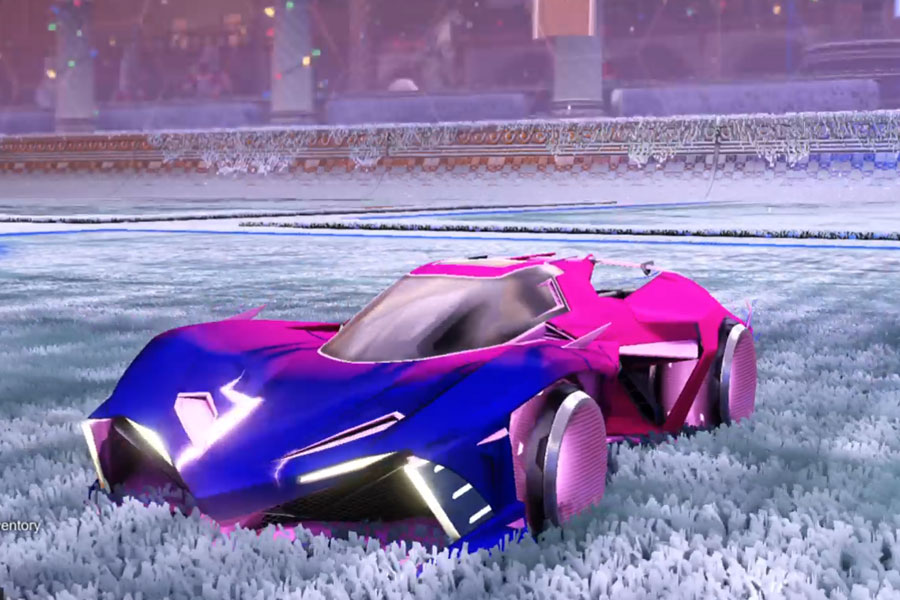 Rocket league Chikara GXT Pink design with Holosphere,Mainframe