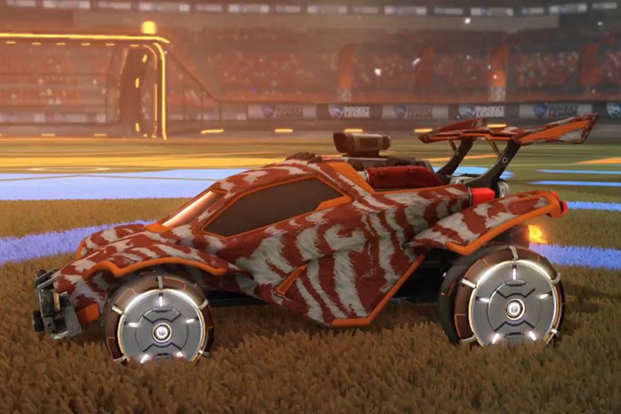 Rocket league Octane Burnt Sienna design with Carbon,Tora