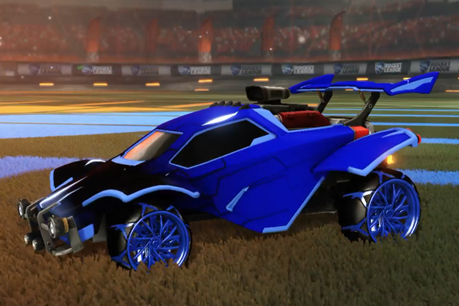 Rocket league Octane Cobalt design with Decopunk,Mainframe