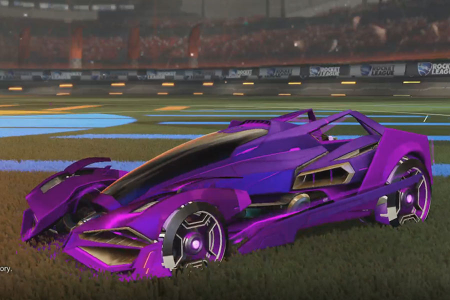 Rocket league Artemis GXT Purple design with Petacio,Mainframe