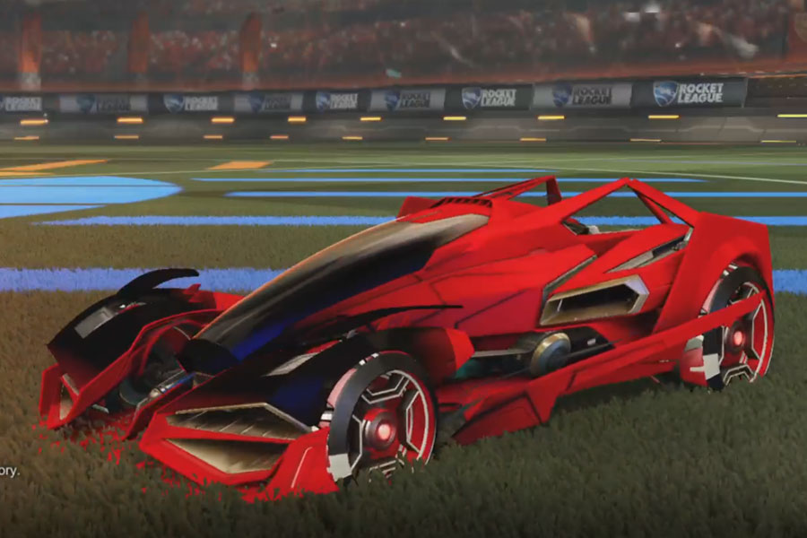 Rocket league Artemis GXT Crimson design with Petacio,Mainframe