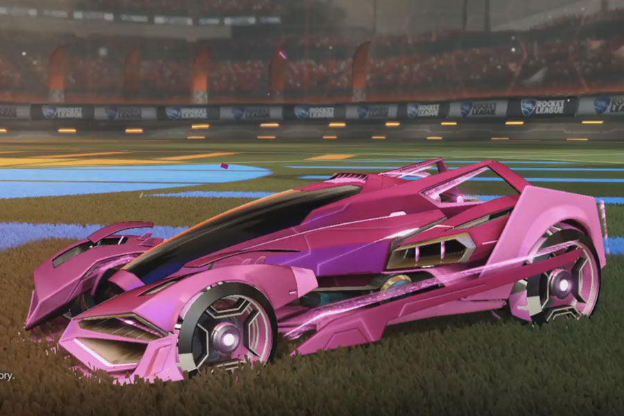 Rocket league Artemis GXT Pink design with Petacio,Mainframe