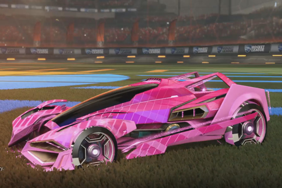 Rocket league Artemis GXT Pink design with Petacio,20XX