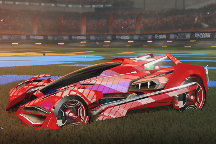 Rocket league Artemis GXT Crimson design with Petacio,20XX