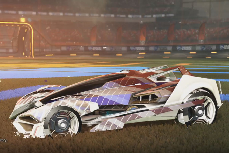 Rocket league Artemis GXT Titanium White design with Petacio,20XX