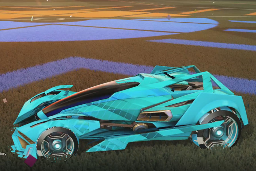 Rocket league Artemis GXT Sky Blue design with Petacio,20XX