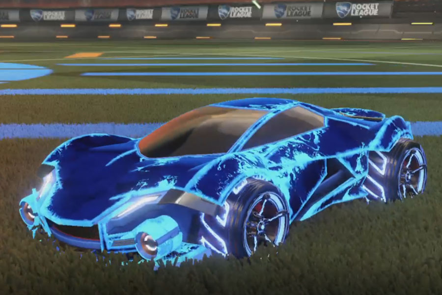 Rocket league Werewolf Cobalt design with FSL-B,Fire God