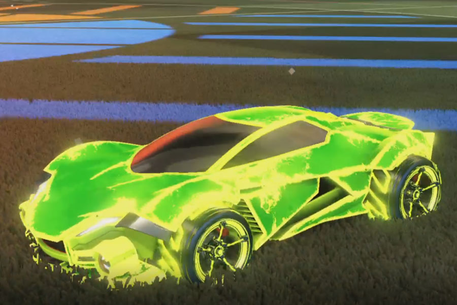 Rocket league Werewolf Lime design with FSL-B,Fire God