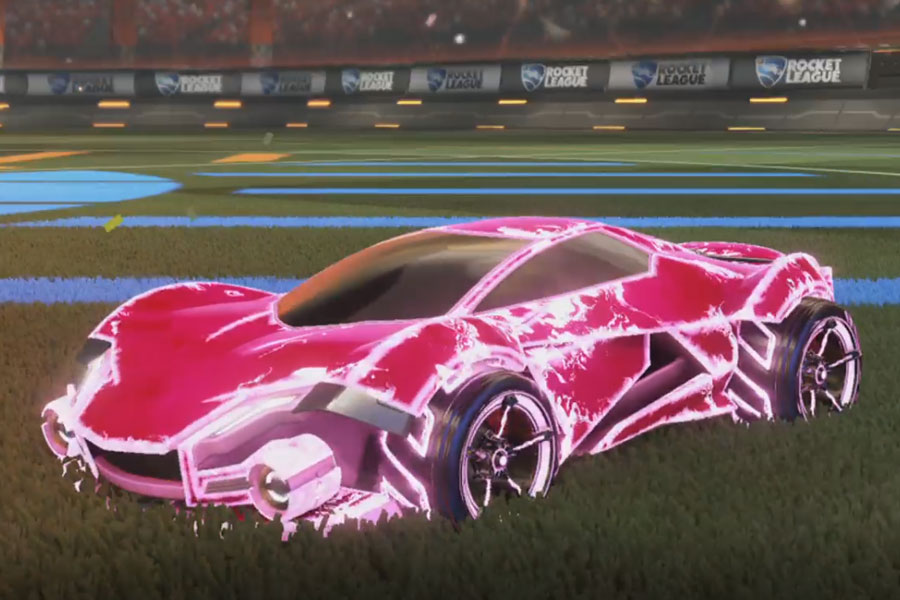 Rocket league Werewolf Pink design with FSL-B,Fire God