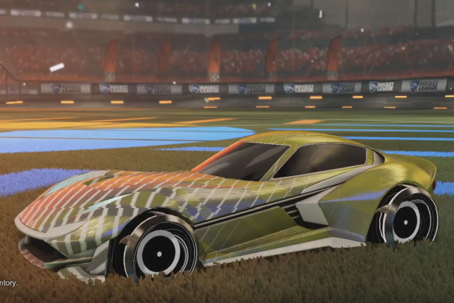 Rocket league Komodo Grey design with Irradiator,20XX