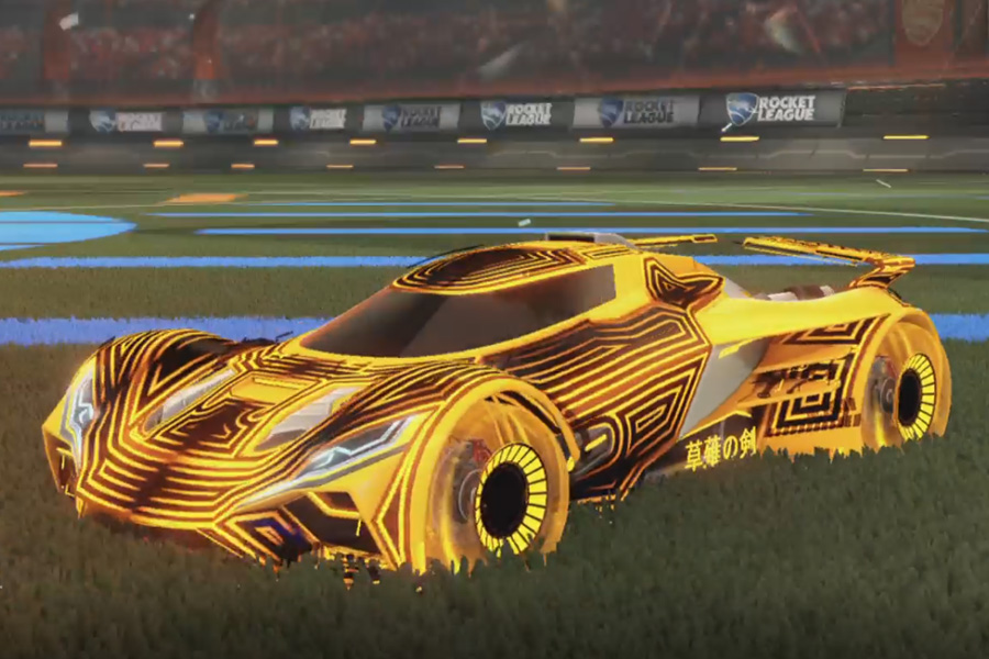 Rocket league Ronin GXT Orange design with Jandertek,Labyrinth