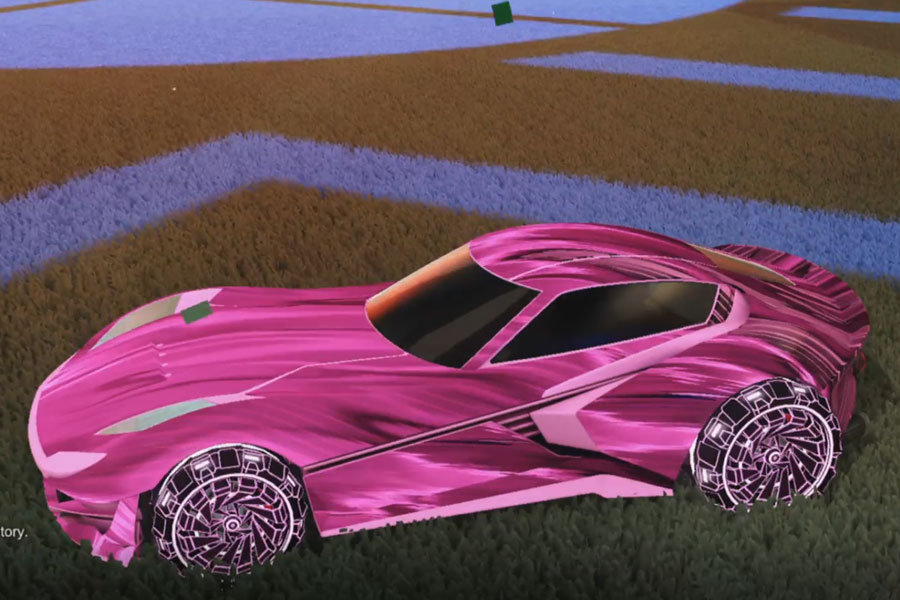 Rocket league Komodo Pink design with Z-RO,Tidal Stream