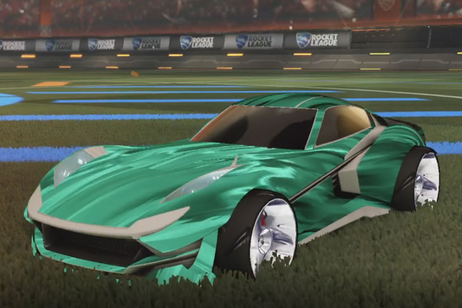 Rocket league Komodo Grey design with TRI-2050,Tidal Stream