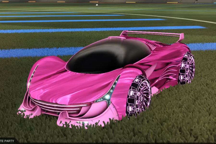 Rocket league Nimbus Pink design with Z-RO,Tidal Stream