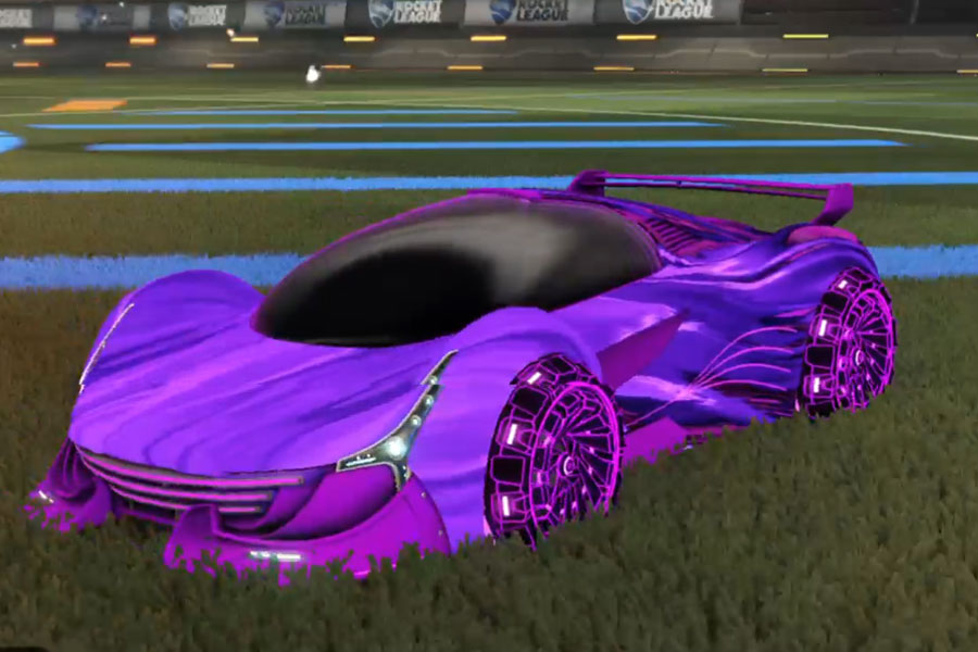 Rocket league Nimbus Purple design with Z-RO,Tidal Stream