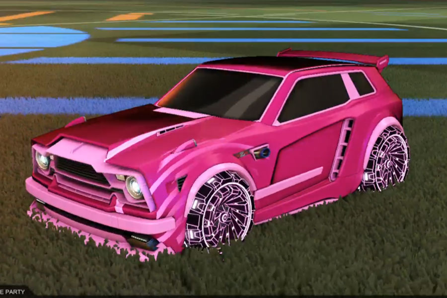 Rocket league Fennec Pink design with Z-RO,Streamline