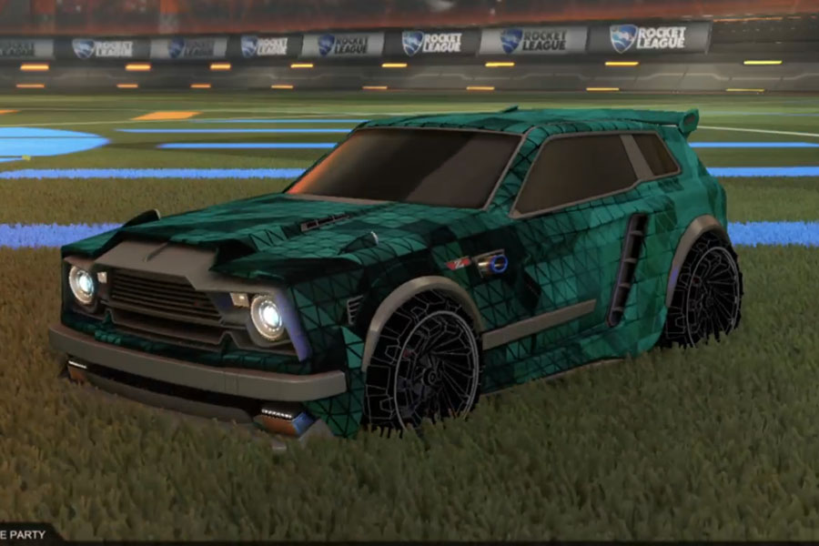 Rocket league Fennec design with Z-RO,Trigon