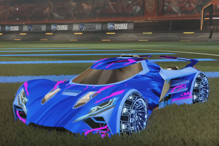 Rocket league Ronin GXT Cobalt design with Z-RO,Tidal Stream