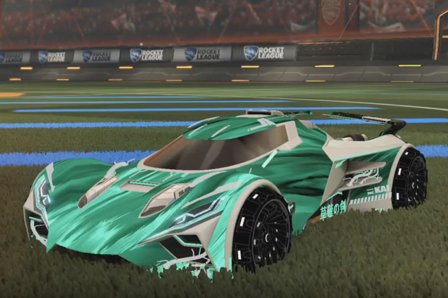 Rocket league Ronin GXT Grey design with Z-RO,Tidal Stream