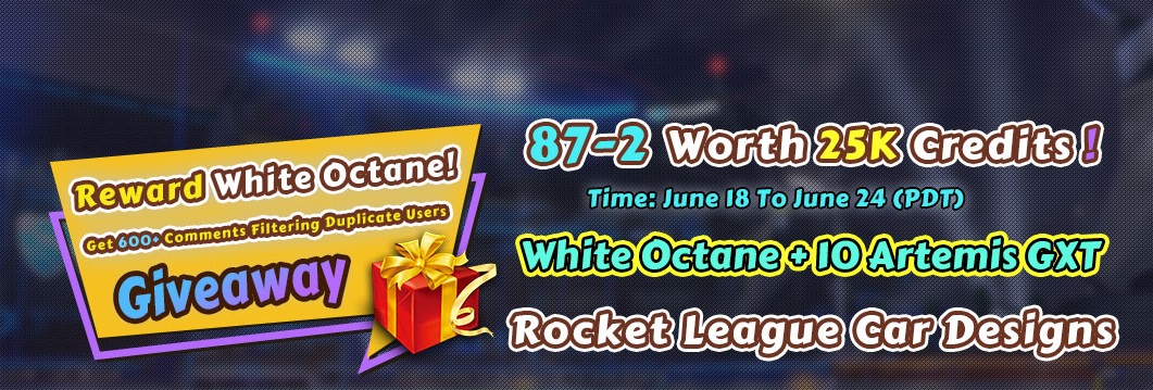 Rocketprices 87-2 FREE Rocket League Items Giveaway