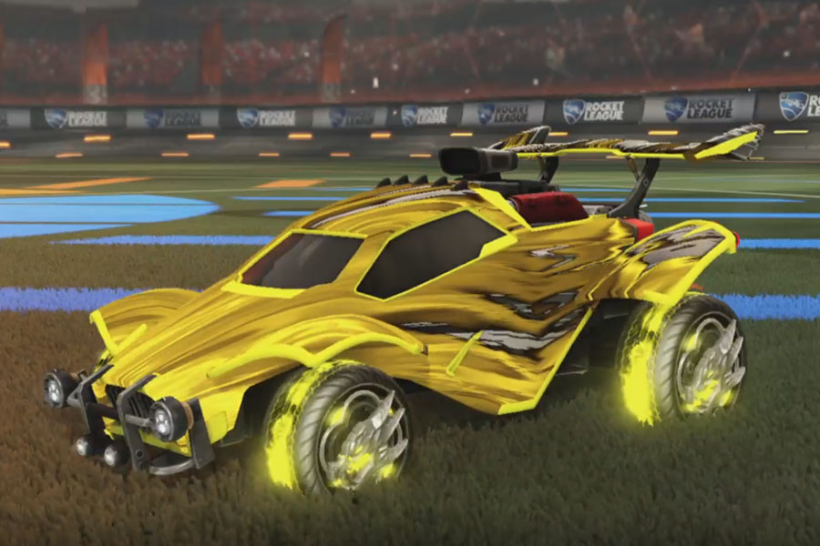 Rocket league Octane Saffron design with Draco,Tidal Stream