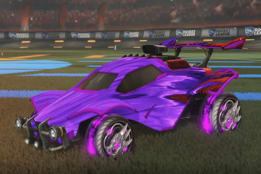 Rocket league Octane Purple design with Draco,Tidal Stream