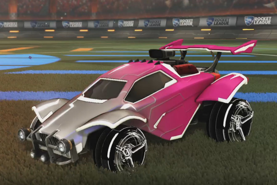 Rocket league Octane Titanium White design with CNTCT-1: Infinite,Mainframe