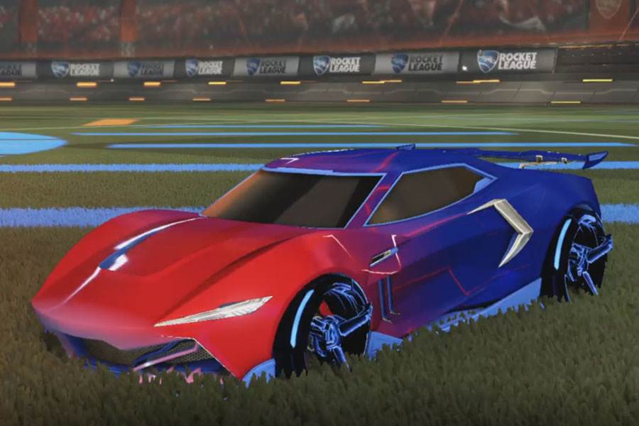 Rocket league Peregrine TT Cobalt design with CNTCT-1: Infinite,Mainframe