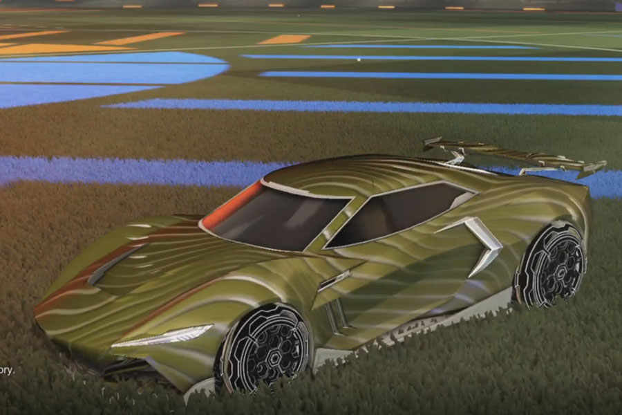 Rocket league Peregrine TT Grey design with HNY: Inverted,Z-Current