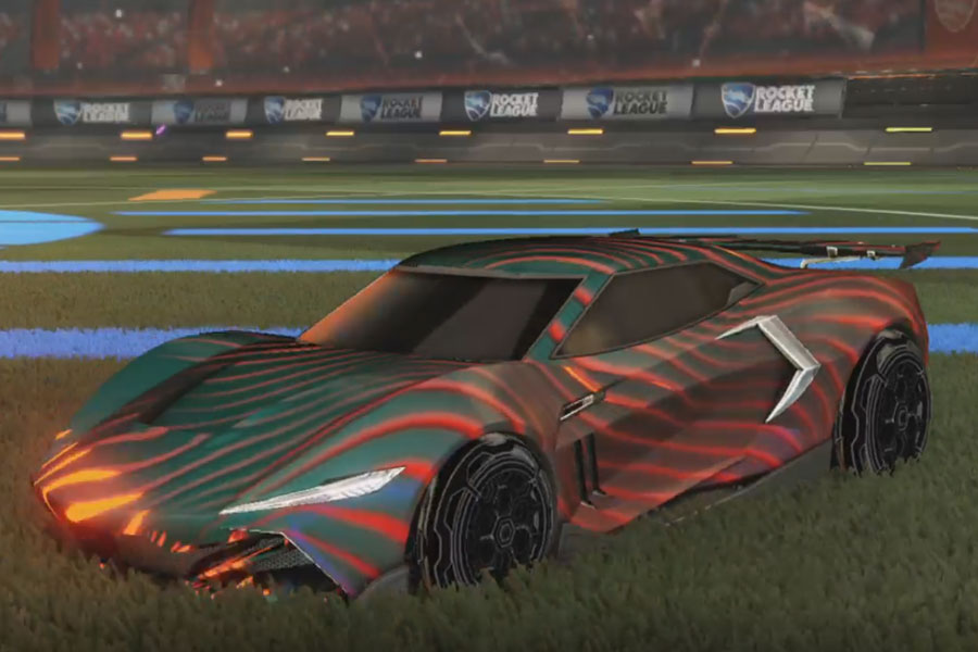 Rocket league Peregrine TT design with HNY: Inverted,Z-Current