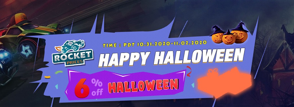 Rocketprices Halloween Promotion - Big Coupon For Rocket League Items & Credits