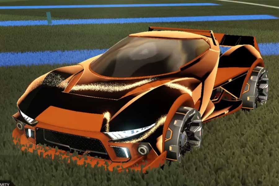 Rocket league Insidio Burnt Sienna design with BLSSM,Stipple Gait