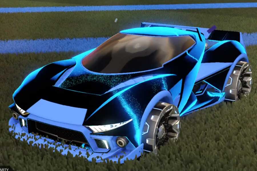 Rocket league Insidio Cobalt design with BLSSM,Stipple Gait