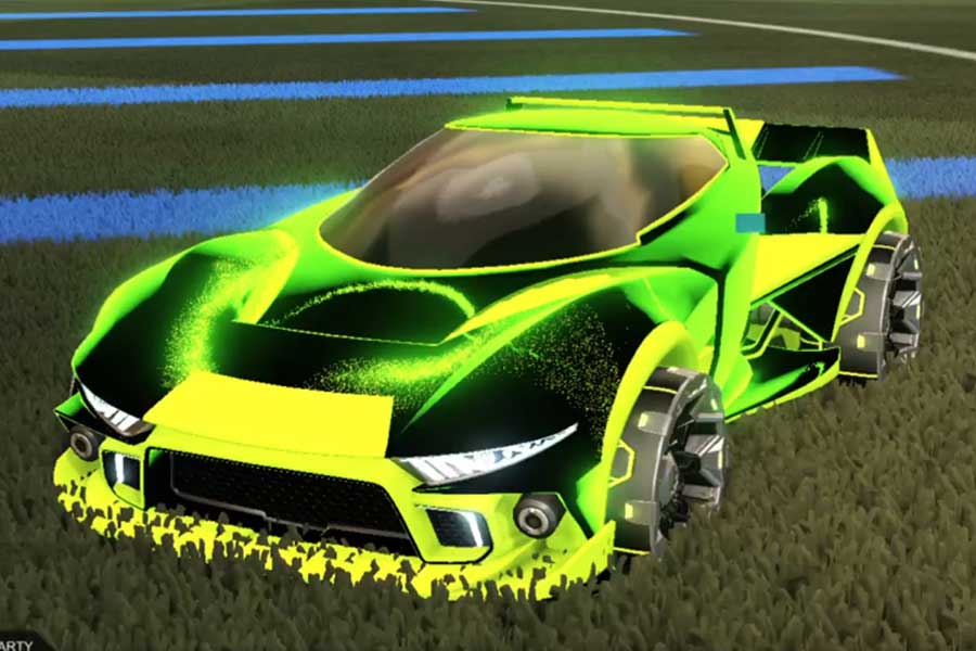 Rocket league Insidio Lime design with BLSSM,Stipple Gait