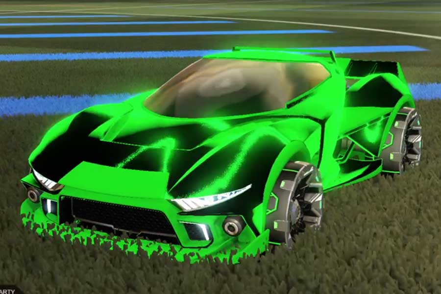 Rocket league Insidio Forest Green design with BLSSM,Stipple Gait