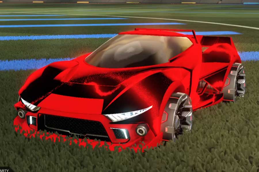 Rocket league Insidio Crimson design with BLSSM,Stipple Gait