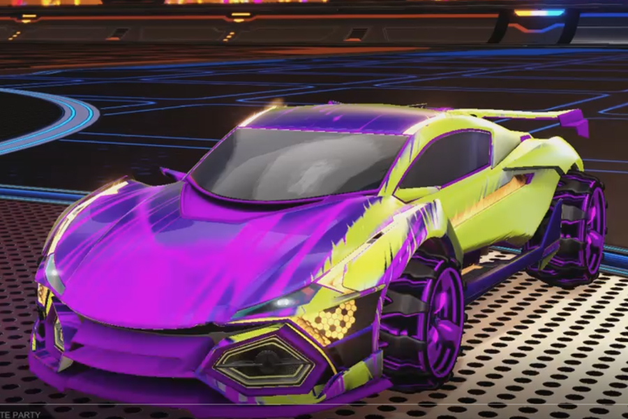 Rocket league R3MX Gmt Purple design with 3-Lobe: Infinite,Spatiotemporal