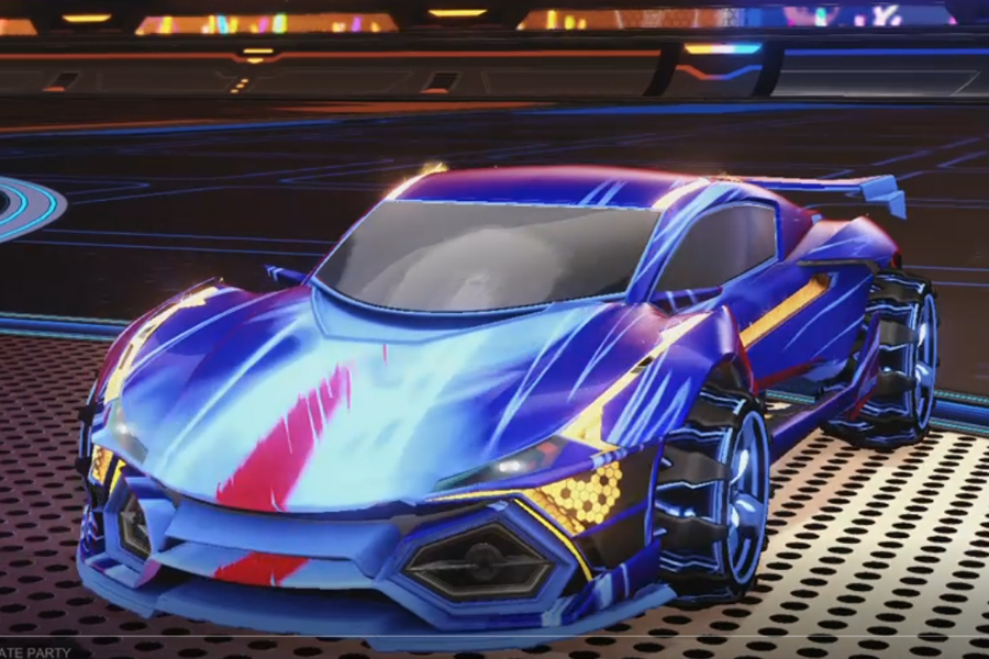 Rocket league R3MX Gmt Cobalt design with 3-Lobe: Infinite,Spatiotemporal