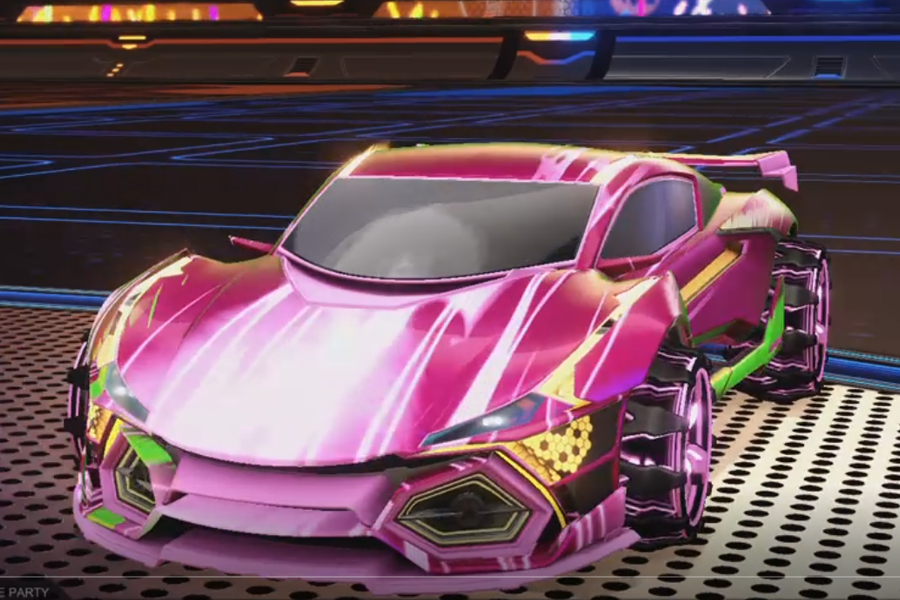 Rocket league R3MX Gmt Pink design with 3-Lobe: Infinite,Spatiotemporal