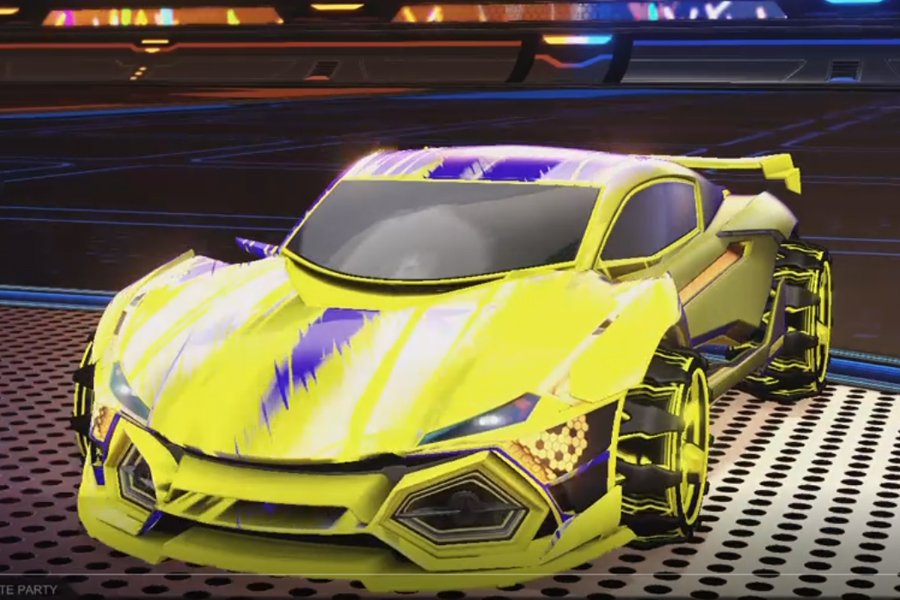 Rocket league R3MX Gmt Saffron design with 3-Lobe: Infinite,Spatiotemporal