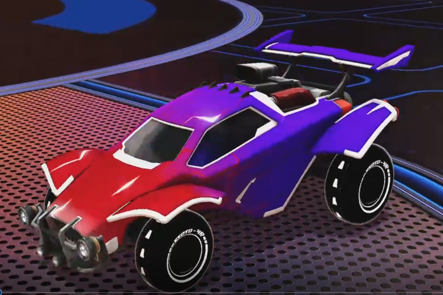 Rocket league Octane Titanium White design with Esoto 4R: Inverted,Mainframe