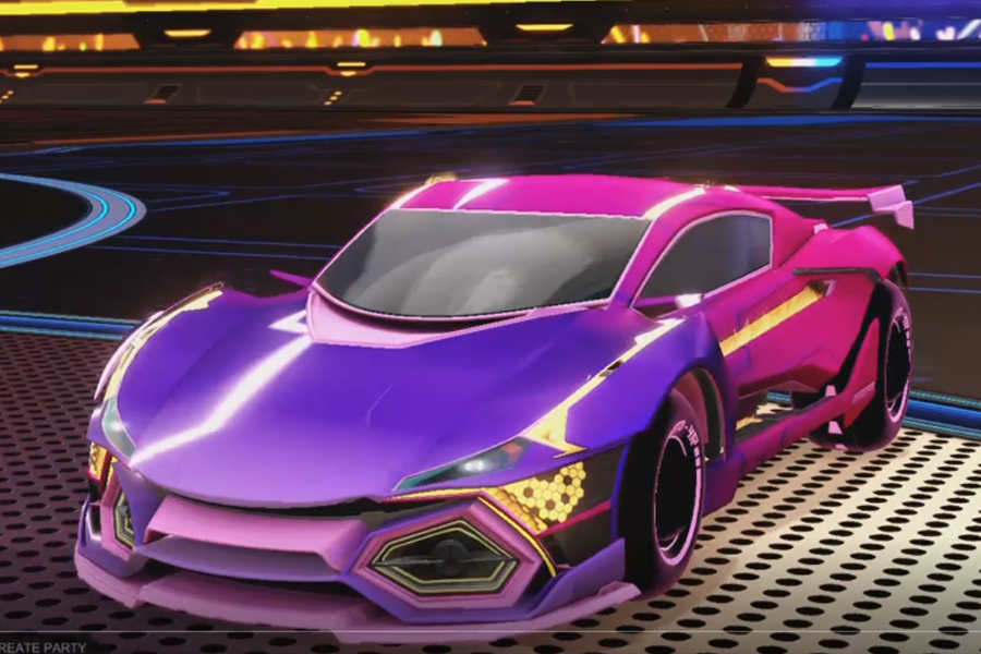 Rocket league R3MX GXT Pink design with Esoto 4R: Inverted,Mainframe