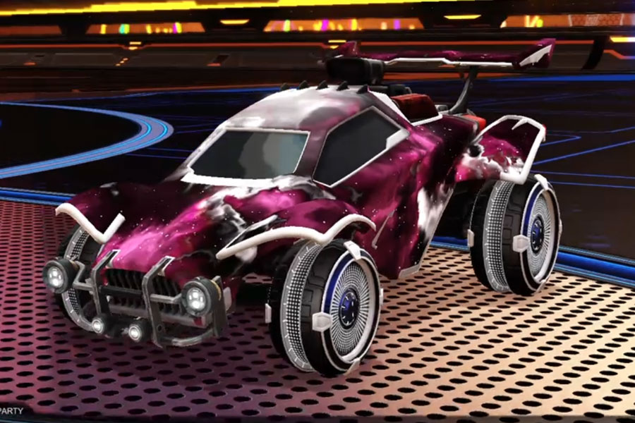 Rocket League Titanium White Octane Design Titanium White & Titanium Parabolic