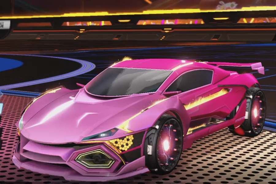 Rocket league R3MX GXT Pink design with Reactor,Mainframe