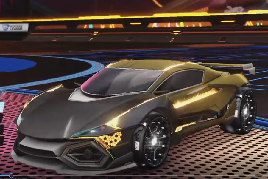 Rocket league R3MX GXT Grey design with Reactor,Mainframe